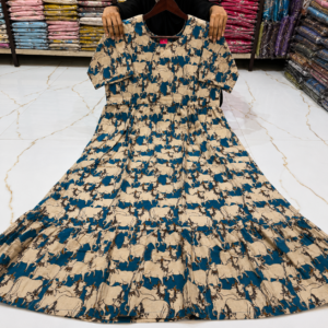Frock (Sky Blue and Horse Design)