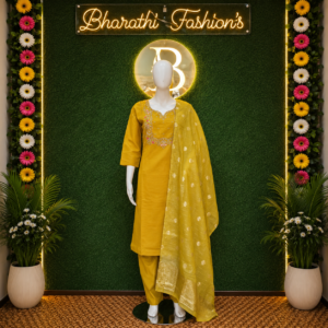 Party wear catagory Mustard colour