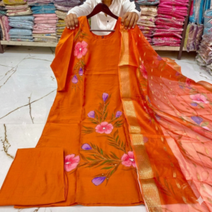 premium party wear(orange)