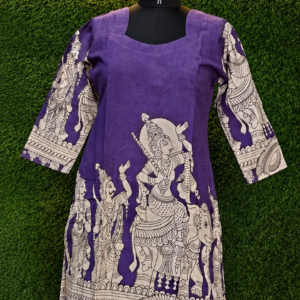 kalamkari straight cut tops
